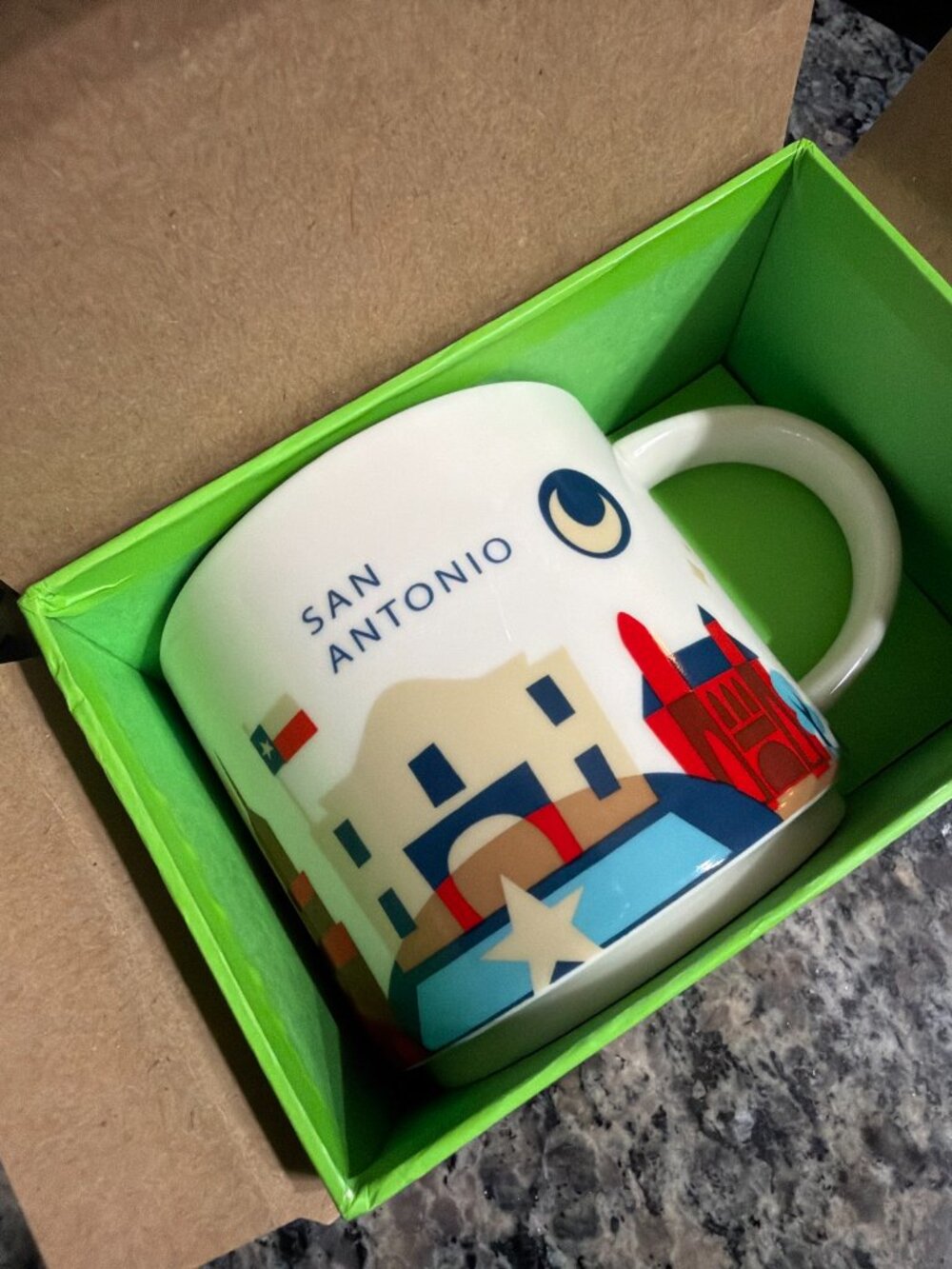 Starbucks You Are Here San Antonio Mug 14oz – New in Box